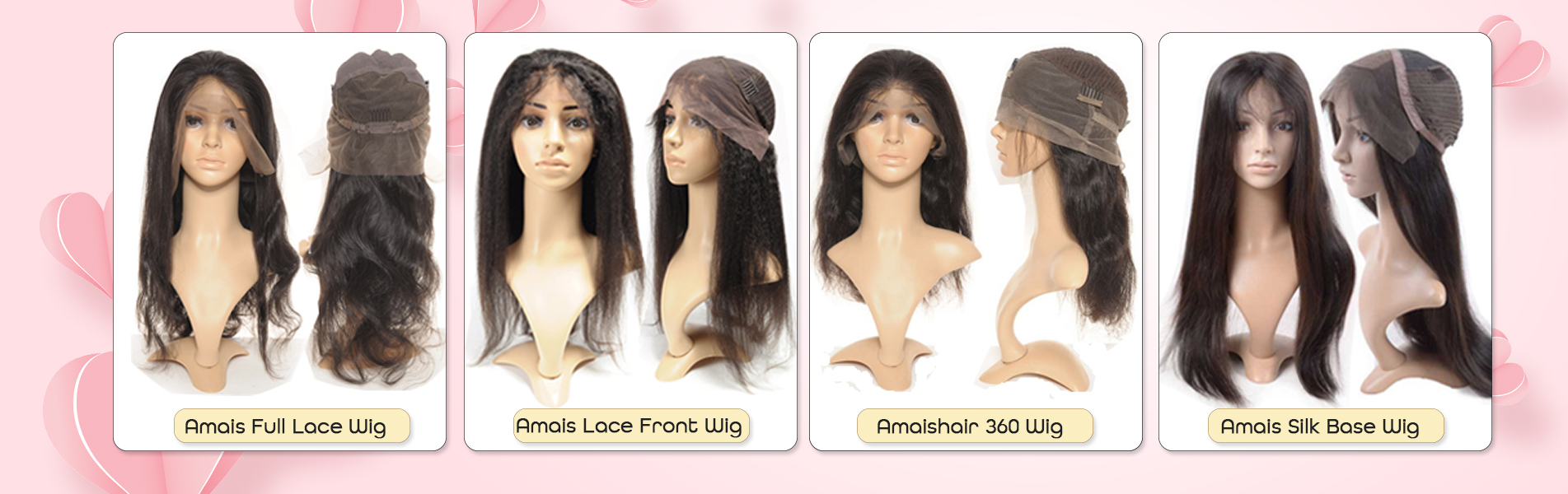 Amaisbeauty different wigs