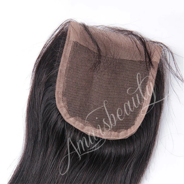 straight hair lace closure 4x4