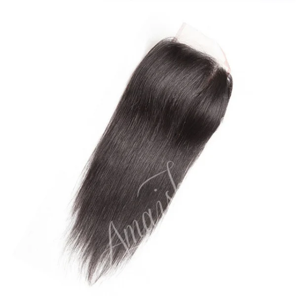 straight hair lace closure 4x4